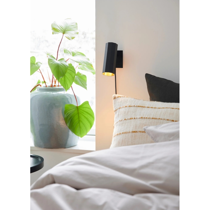 Nordlux - Kohtvalgusti seinale ALANIS 1xGU10/15W/230V must