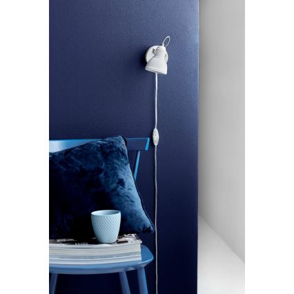Nordlux - Kohtvalgusti seinale ASLAK 1xGU10/35W/230V valge
