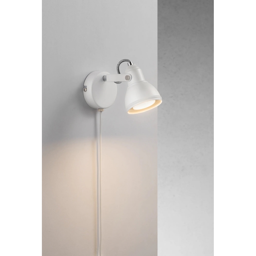 Nordlux - Kohtvalgusti seinale ASLAK 1xGU10/35W/230V valge