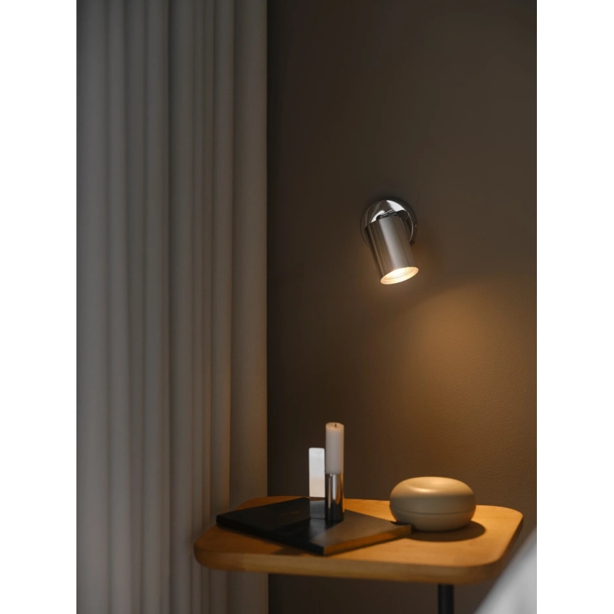 Nordlux - Kohtvalgusti seinale EXPLORE 1xGU10/7W/230V läikiv kroom