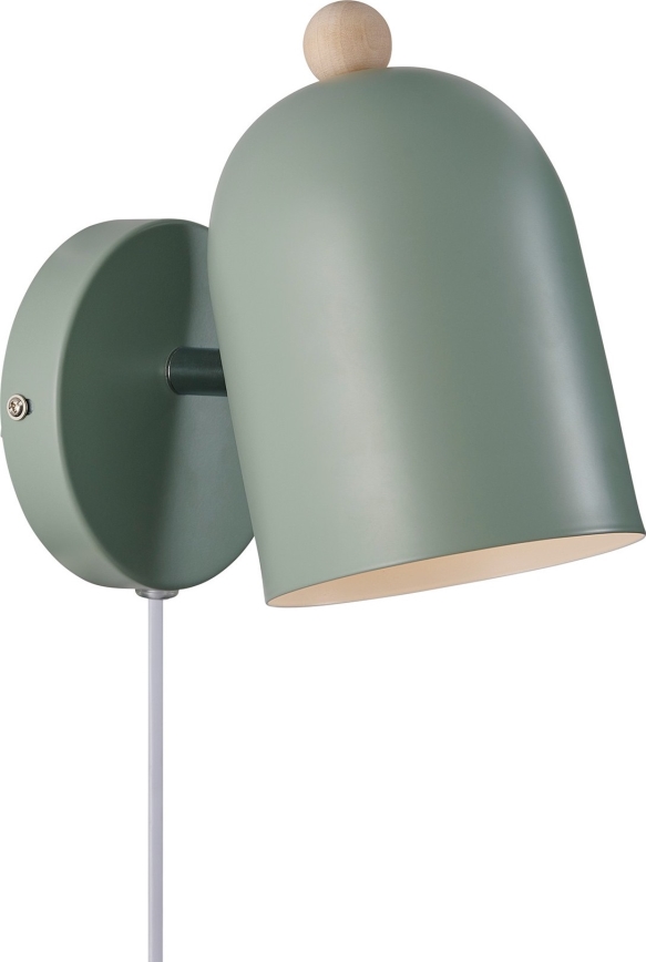 Nordlux - Kohtvalgusti seinale GASTON 1xE27/15W/230V roheline