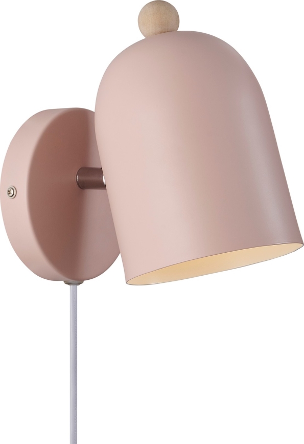 Nordlux - Kohtvalgusti seinale GASTON 1xE27/15W/230V roosa