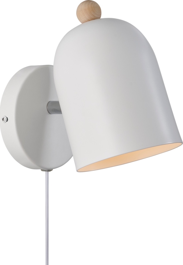 Nordlux - Kohtvalgusti seinale GASTON 1xE27/15W/230V valge