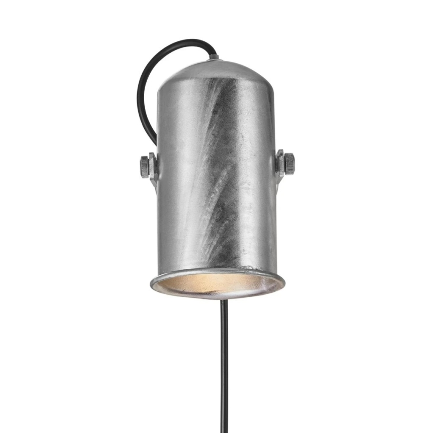 Nordlux - Kohtvalgusti seinale PORTER 1xE27/60W/230V matt kroom