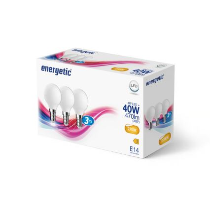 Nordlux - KOMPLEKT 3x LED-pirn G45 E14/4W/230V 2700K