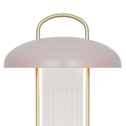 Nordlux - MIRANO laetav puutetundlik LED-lauavalgusti, hämardatav, 3W/3,7V, roosa
