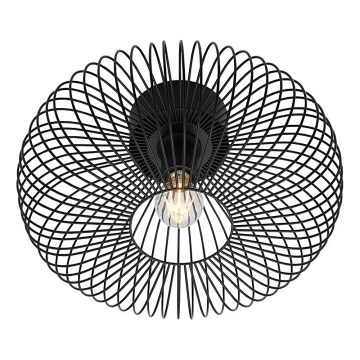 Nordlux - Laevalgusti BERONI 1xE27/60W/230V läbimõõt 40,3 cm must