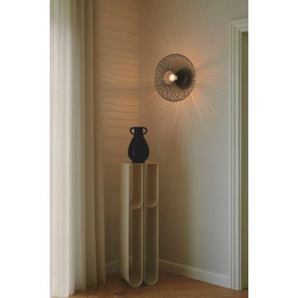 Nordlux - Laevalgusti BERONI 1xE27/60W/230V läbimõõt 40,3 cm must