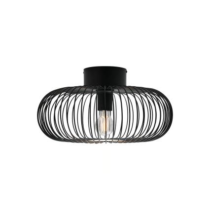 Nordlux - Laevalgusti BERONI 1xE27/60W/230V läbimõõt 40,3 cm must
