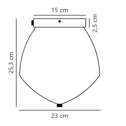 Nordlux - Laevalgusti ORBIFORM 1xE27/40W/230V kuldne