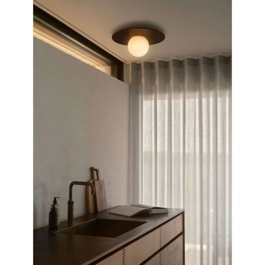 Nordlux - Laevalgusti vannituppa SIONA 1xE27/60W/230V IP44 must