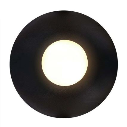 Nordlux - Laevalgusti vannituppa SIONA 1xE27/60W/230V IP44 must