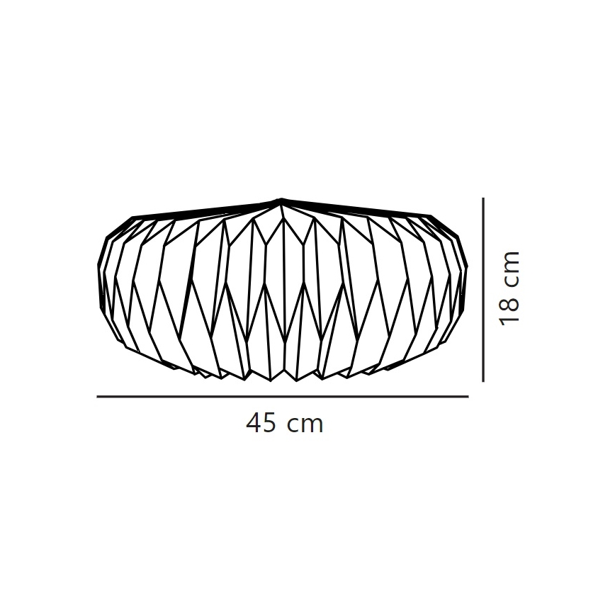 Nordlux - Lambivari lühtrile BELLOY E27 d. 45 cm