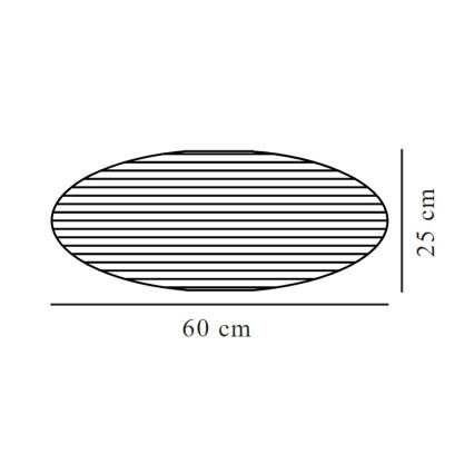 Nordlux - Lambivari lühtrile VILLO E27 d. 60 cm hall