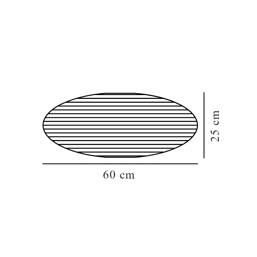 Nordlux - Lambivari lühtrile VILLO E27 d. 60 cm pruun