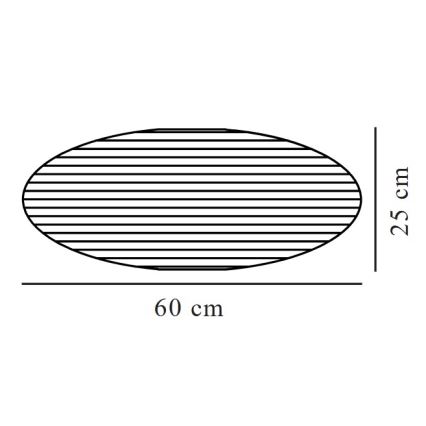 Nordlux - Lambivari lühtrile VILLO E27 d. 60 cm sinine