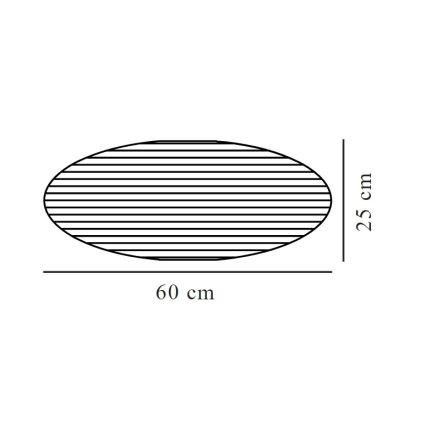Nordlux - Lambivari lühtrile VILLO E27 d. 60 cm valge