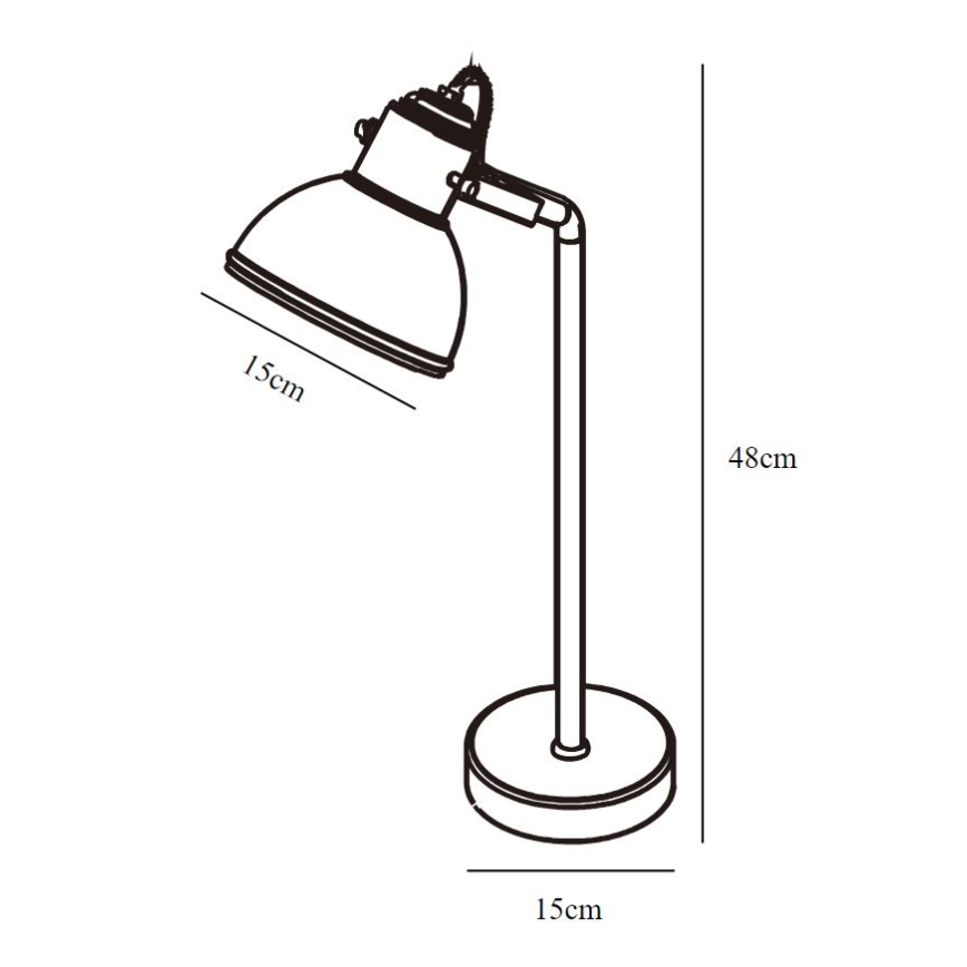 Nordlux - Laualamp ASLAK 1xE27/15W/230V