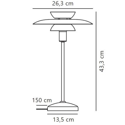 Nordlux - Laualamp CARMEN 1xE14/25W/230V must
