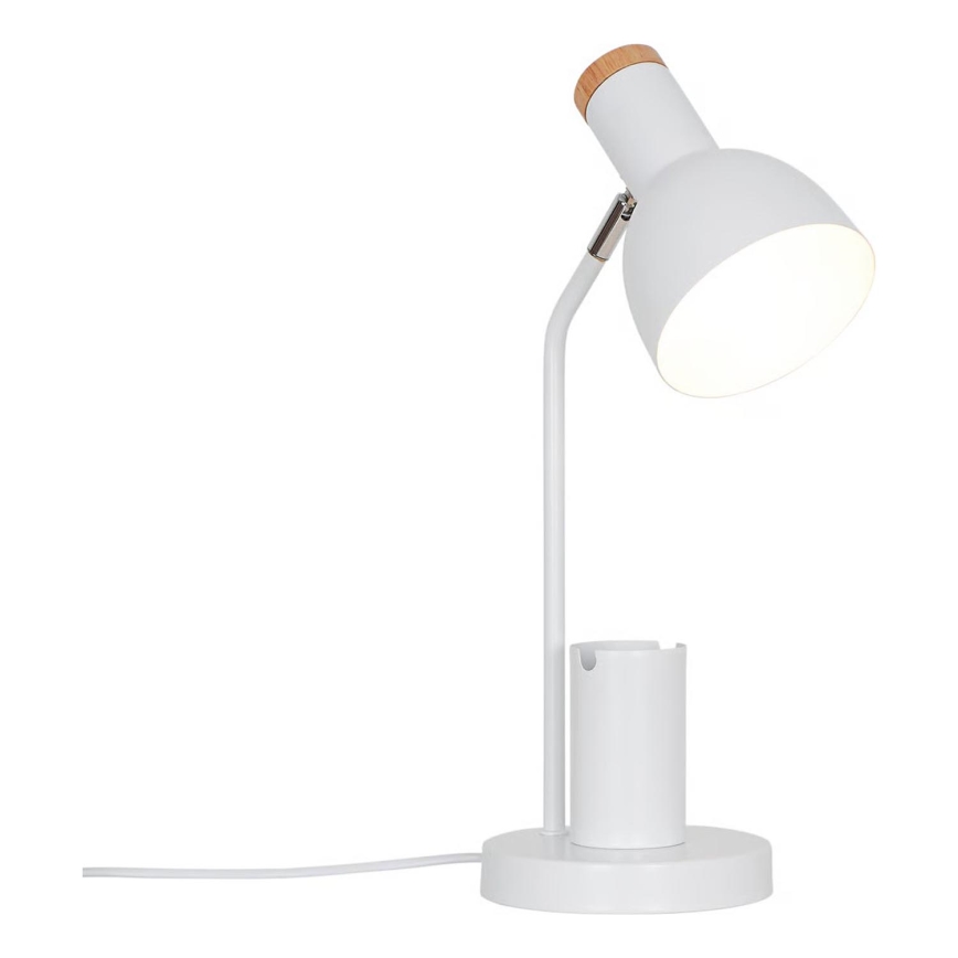 Nordlux - Laualamp DEVONE 1xE27/15W/230V valge