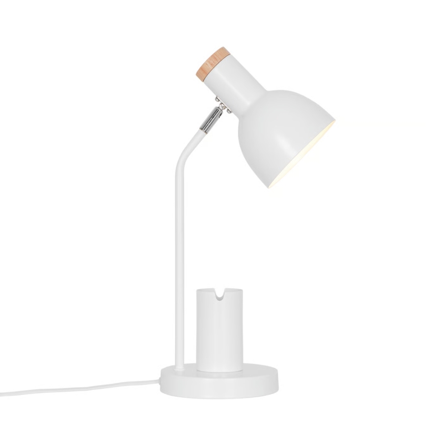 Nordlux - Laualamp DEVONE 1xE27/15W/230V valge