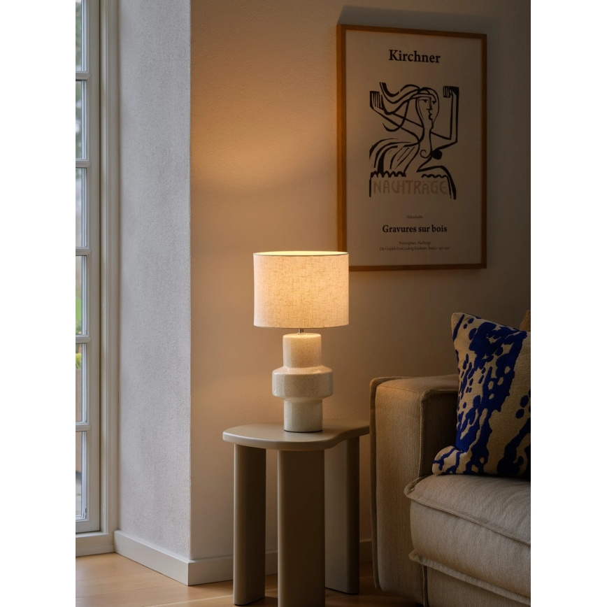 Nordlux - laualamp DUGAN 1xE14/40W/230V beež