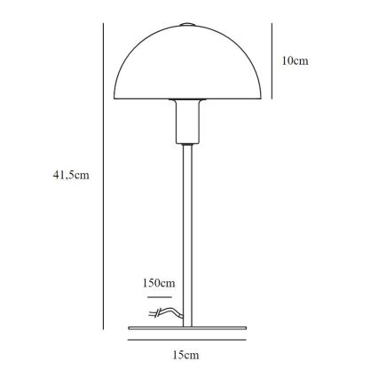 Nordlux - Laualamp ELLEN 1xE14/40W/230V