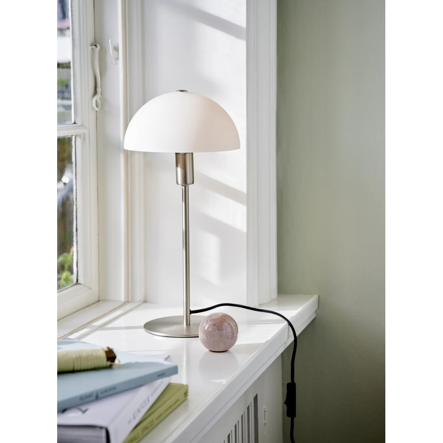 Nordlux - laualamp ELLEN 1xE14/40W/230V mattkroom/valge