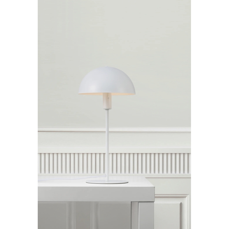 Nordlux - Laualamp ELLEN 1xE14/40W/230V valge