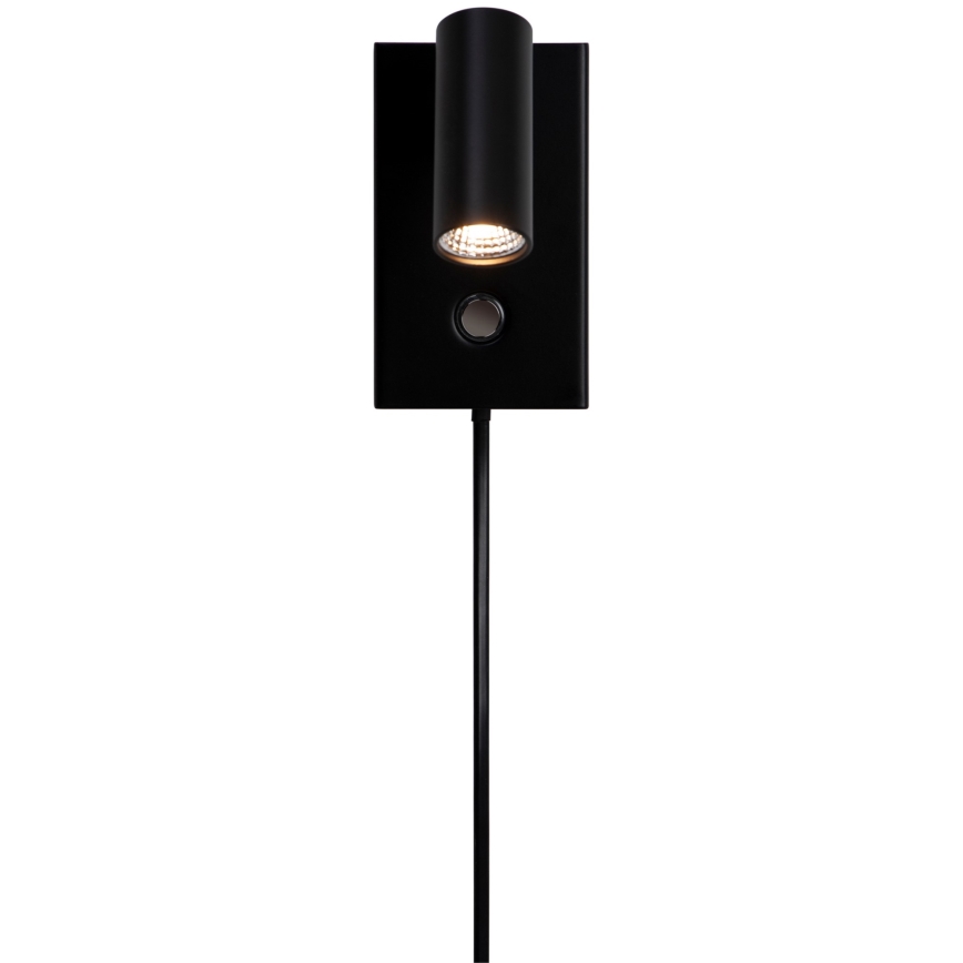 Nordlux - LED Hämardatav kohtvalgusti seinale OMARI LED/3,2W/230V must