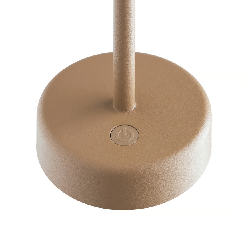 Nordlux - LED hämardatav laetav välitingimustes lauavalgusti ELLEN LED/2,8W/3,7V 2200 mAh IP44 pruun