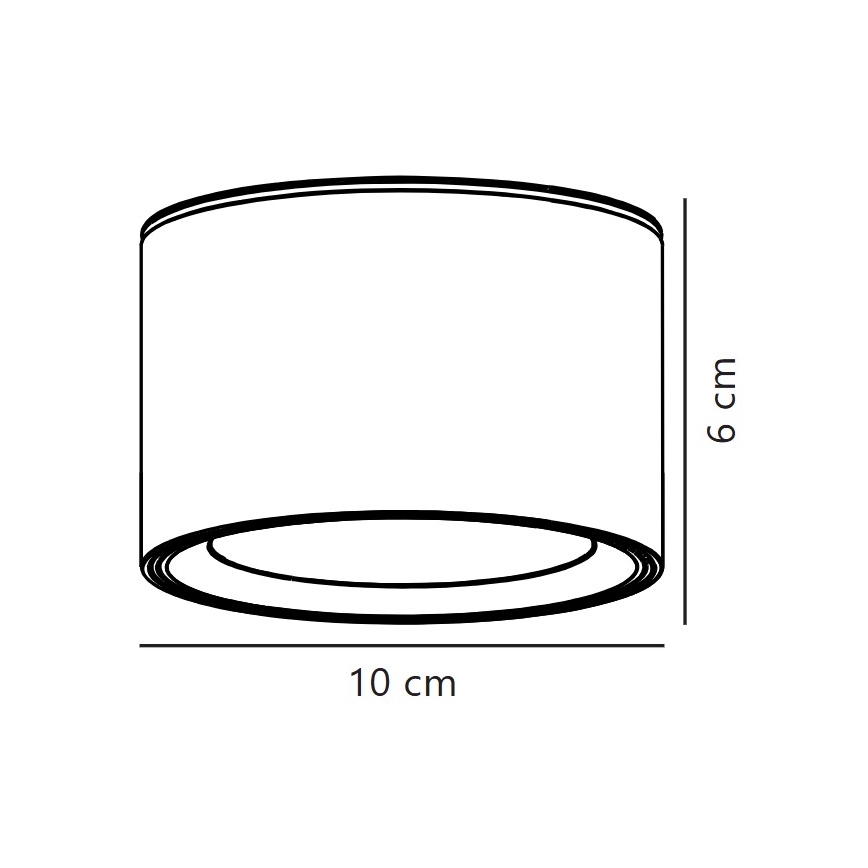 Nordlux - LED Hämardatav laevalgusti FALLON LED/5,5W/230V 2700K d. 10 cm valge