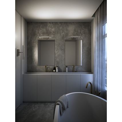 Nordlux - LED Hämardatav peeglivalgustus vannituppa OTIS LED/14W/230V IP44 40 cm hõbedane