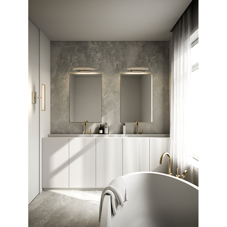 Nordlux - LED Hämardatav peeglivalgustus vannituppa OTIS LED/14W/230V IP44 40 cm matt kroom