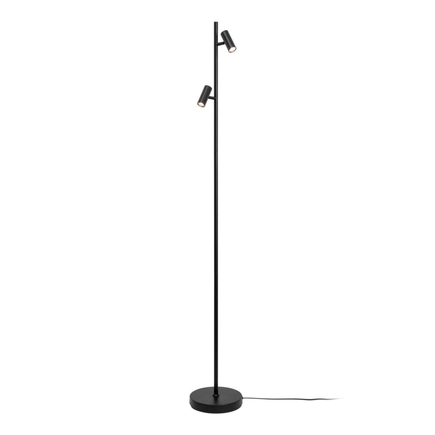 Nordlux - LED Hämardatav puutetundlik põrandalamp OMARI 2xLED/3,2W/230V must