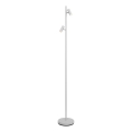 Nordlux - LED Hämardatav puutetundlik põrandalamp OMARI 2xLED/3,2W/230V valge