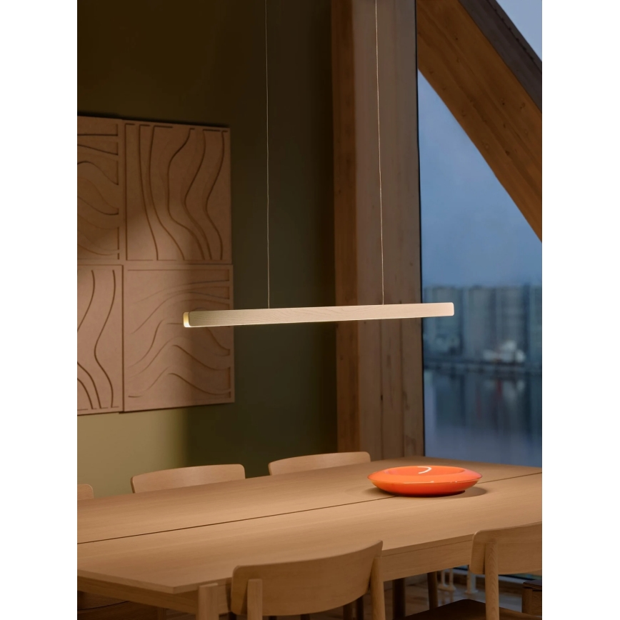 Nordlux - hämardatav LED-ripplamp kaablil ILGAS LED/47W/230V 3000K valge/saar 115 cm