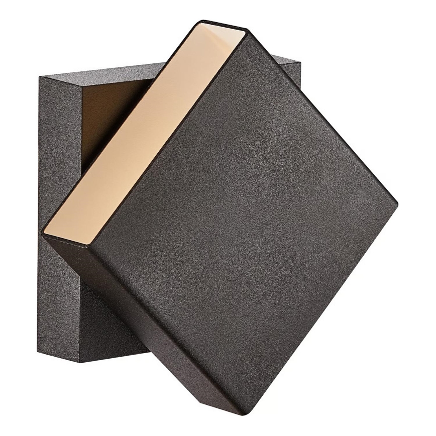 Nordlux - LED hämardatav seinale paigaldatav välisvalgusti TURN LED/13,8W/230V IP54 must