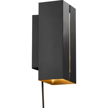 Nordlux - LED Hämardatav seinavalgusti CURTIZ 2xLED/4,5W/230V must