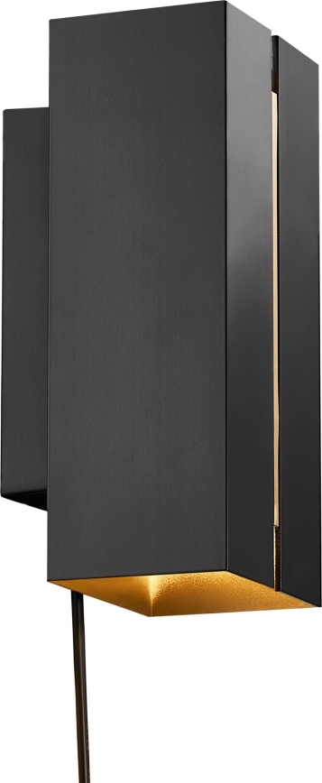 Nordlux - LED Hämardatav seinavalgusti CURTIZ 2xLED/4,5W/230V must