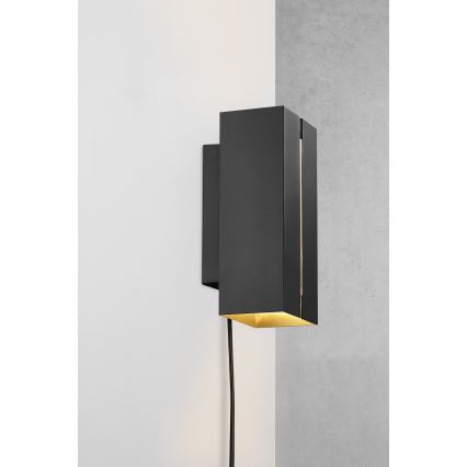 Nordlux - LED Hämardatav seinavalgusti CURTIZ 2xLED/4,5W/230V must