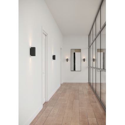 Nordlux - LED Hämardatav seinavalgusti CURTIZ 2xLED/4,5W/230V must