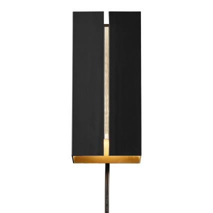 Nordlux - LED Hämardatav seinavalgusti CURTIZ 2xLED/4,5W/230V must