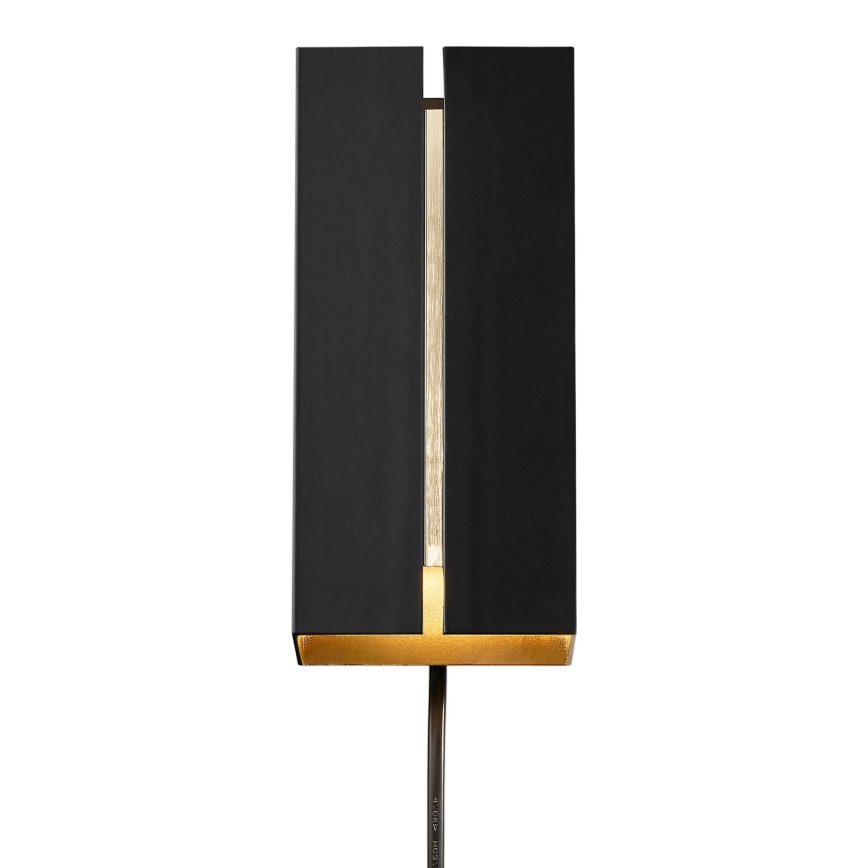Nordlux - LED Hämardatav seinavalgusti CURTIZ 2xLED/4,5W/230V must