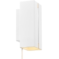 Nordlux - LED Hämardatav seinavalgusti CURTIZ 2xLED/4,5W/230V valge