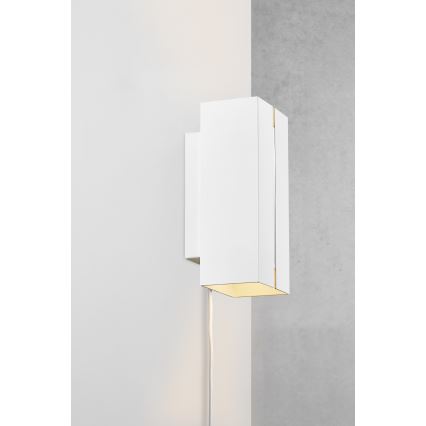 Nordlux - LED Hämardatav seinavalgusti CURTIZ 2xLED/4,5W/230V valge