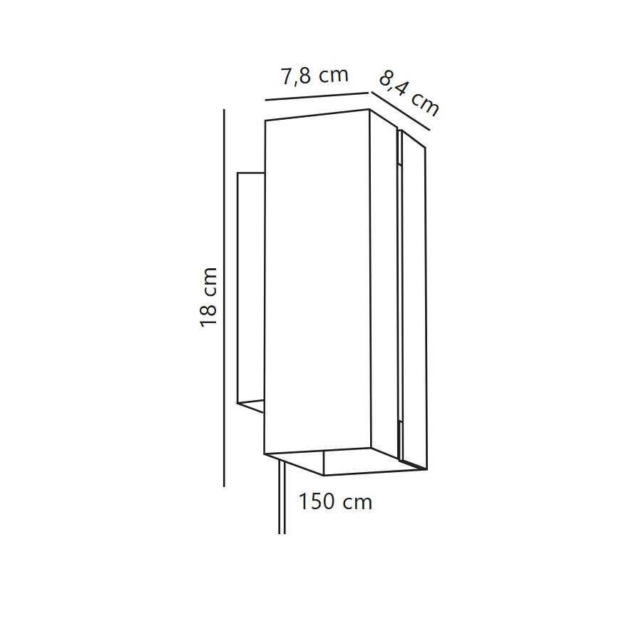 Nordlux - LED Hämardatav seinavalgusti CURTIZ 2xLED/4,5W/230V valge
