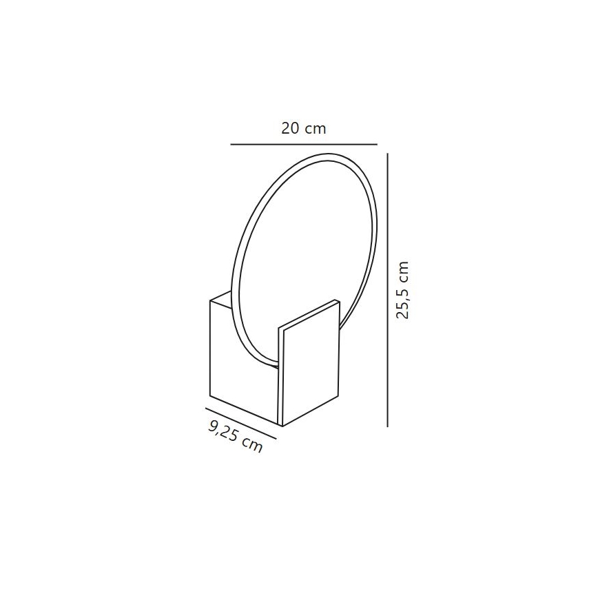 Nordlux - LED Hämardatav seinavalgusti vannituppa HESTER LED/9,5W/230V IP44 valge