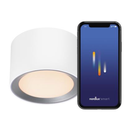 Nordlux -LED Hämardatav vannituba Kohtvalgusti LANDON SMART LED/8W/230V 2700-6500K IP44 valge