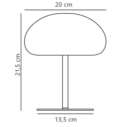 Nordlux - LED Hämardatav väli laualamp SPONGE LED/4,8W/3,7V IP65